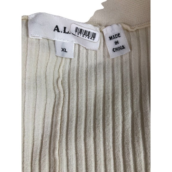 A.L.C. Ellen Sweater Cardigan Off White XL - Picture 13 of 16